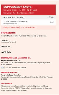 Reishi Mushroom Liquid Extract